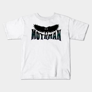 Mothman West Virginia Wing Humanoid Moth Retro Vintage Kids T-Shirt